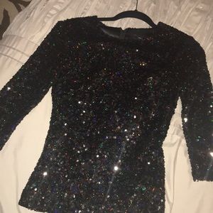 Sequin top